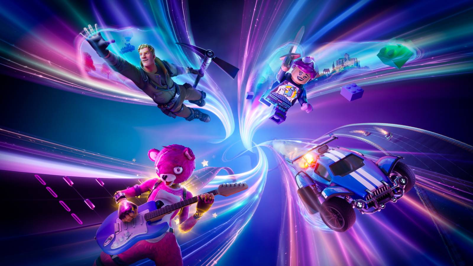 The key art for Fortnite's Chapter 5 update.