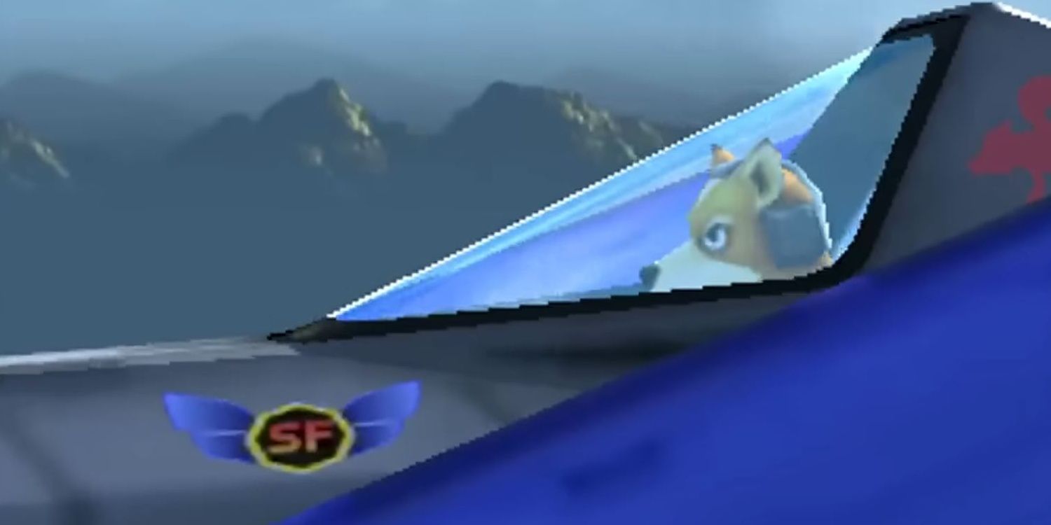 Starfox Flying Ship In Starfox 64 3D Cutscene