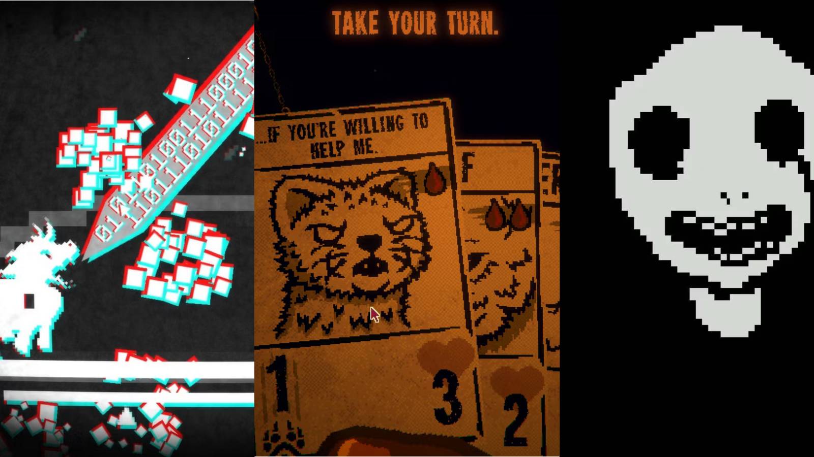 Pony Island Pony Attacking, Inscryption Deck Of Cards, Imscared 'White Face'