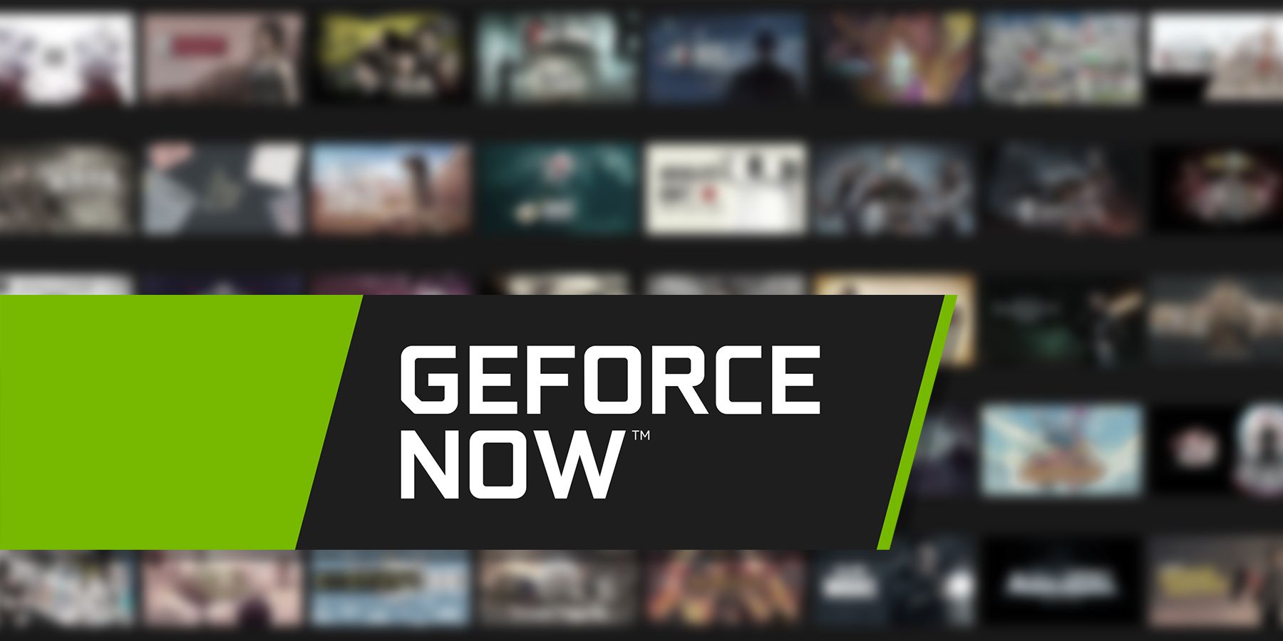 geforce now logo over game images