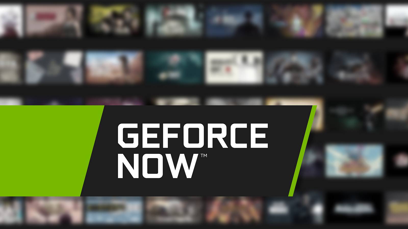 geforce now logo over game images