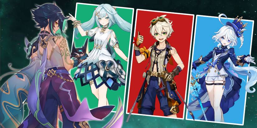 genshin impact faruzan-bennett-furina-and xiao team composition