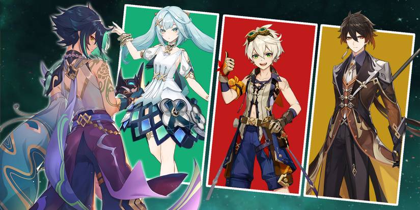 genshin impact faruzan-bennett-zhongli-and xiao team composition