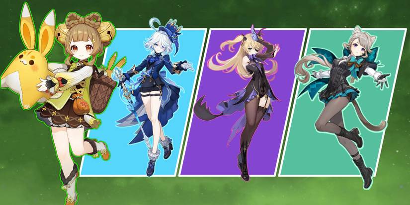 Genshin Impact Team Composition Yaoyao Furina Fischl Lynette