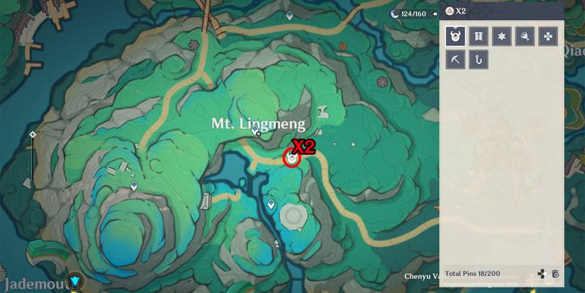 genshin impact xuanwen beasts locations in mt lingmeng