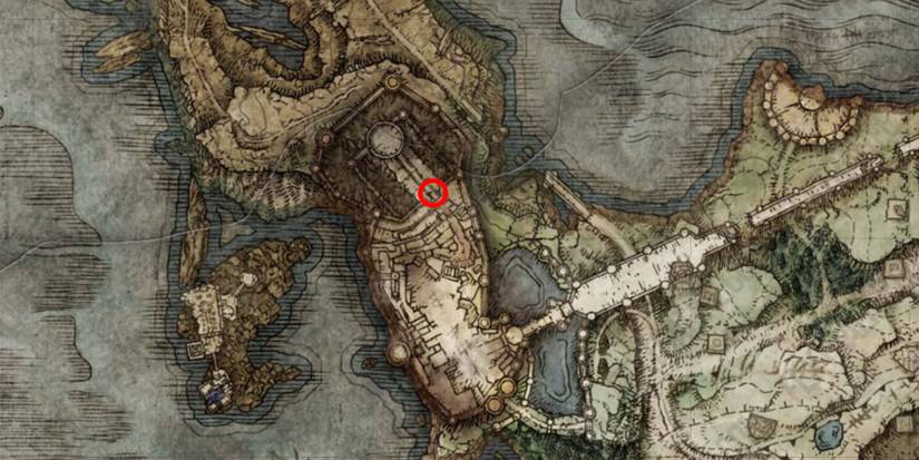  Godrick the Grafted location on the map in Elden Ring