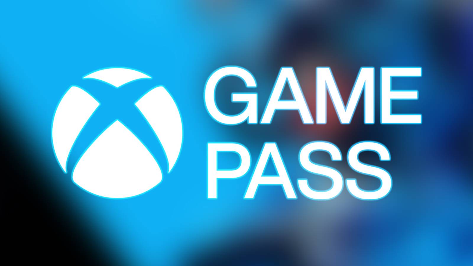 glowing blue Xbox Game Pass logo on blurred Persona 3 Reload Xbox store Makoto cover artwork