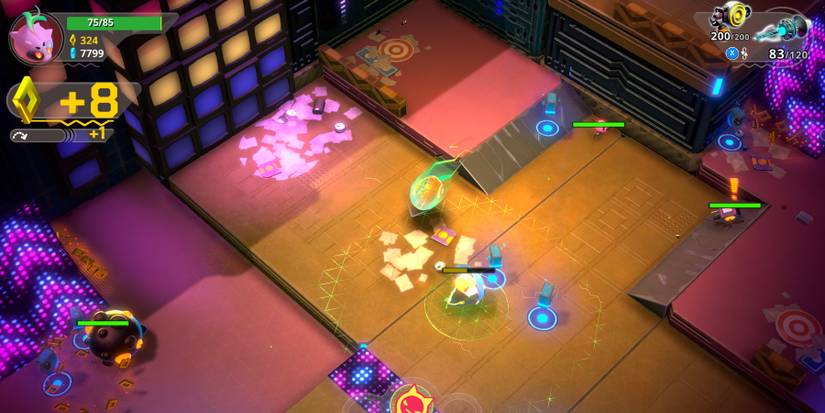 Go Mecha Ball enemy healing aura