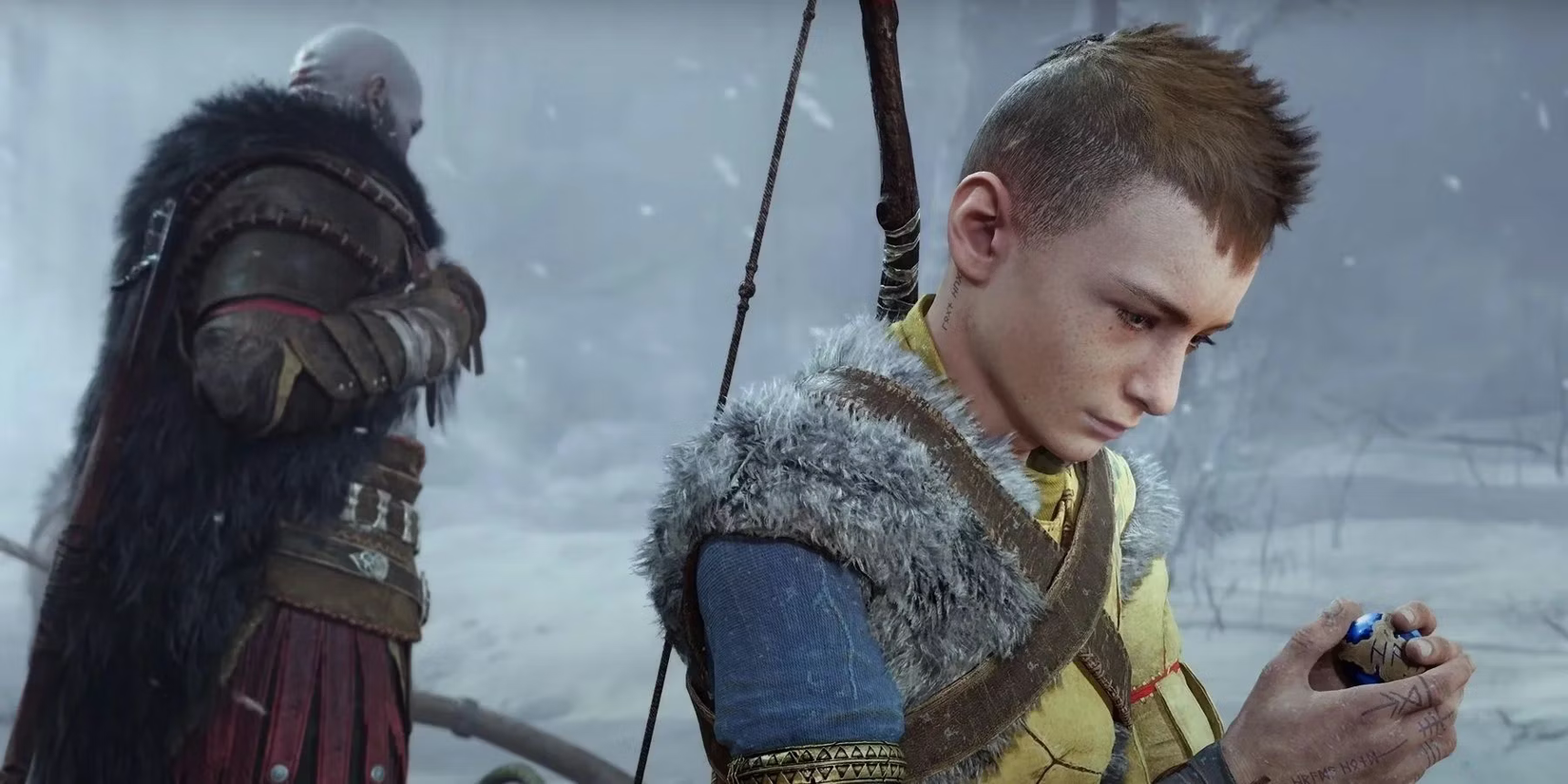 God of War Ragnarok Atreus and Kratos