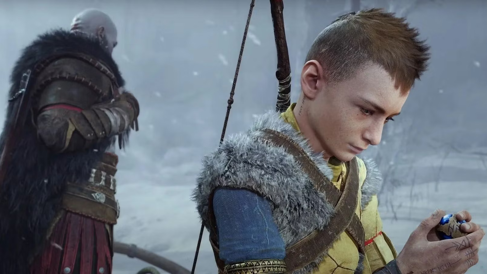 God of War Ragnarok Atreus and Kratos