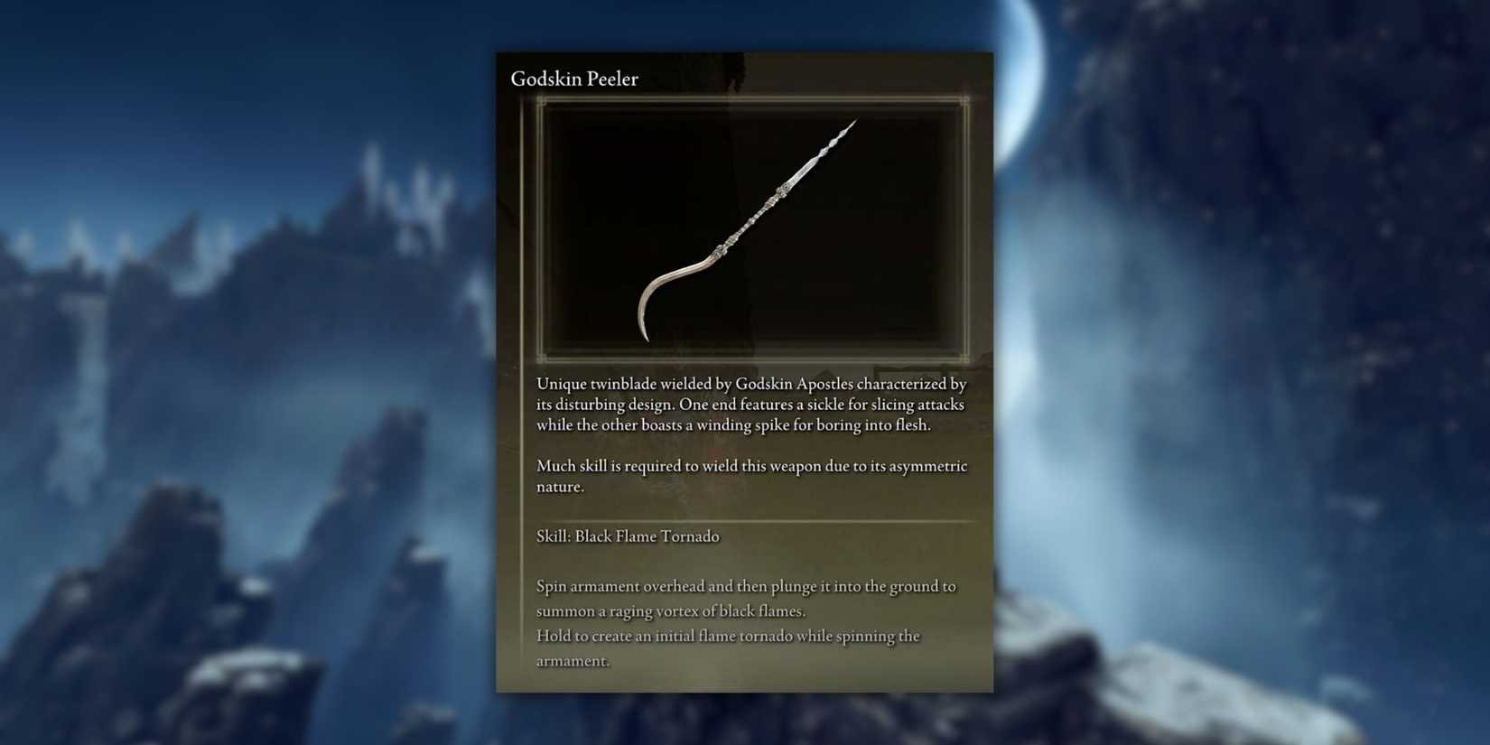 Godskin Peeler Twinblade in Elden Ring
