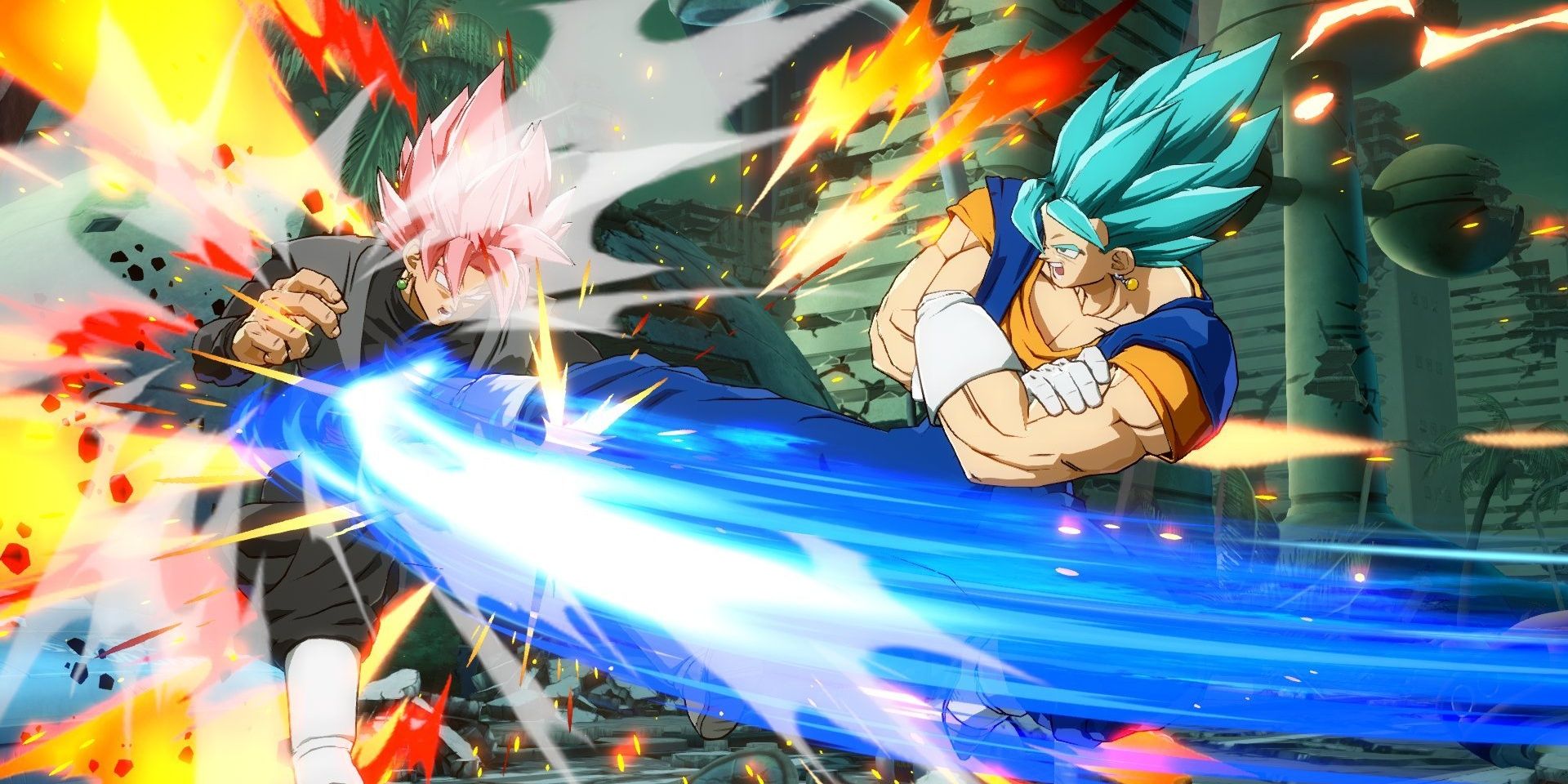 Goku Black and Vegito in Dragon Ball FighterZ