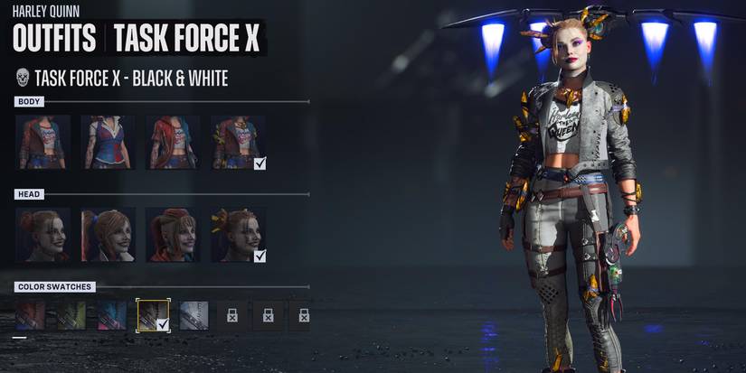 Gold Kryptonite harley quinn outfit