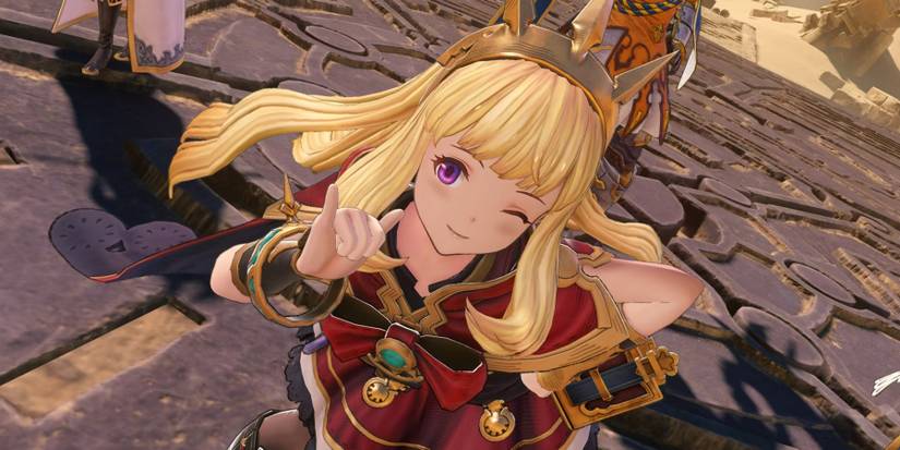 Granblue Fantasy Relink Cagliostro victory pose