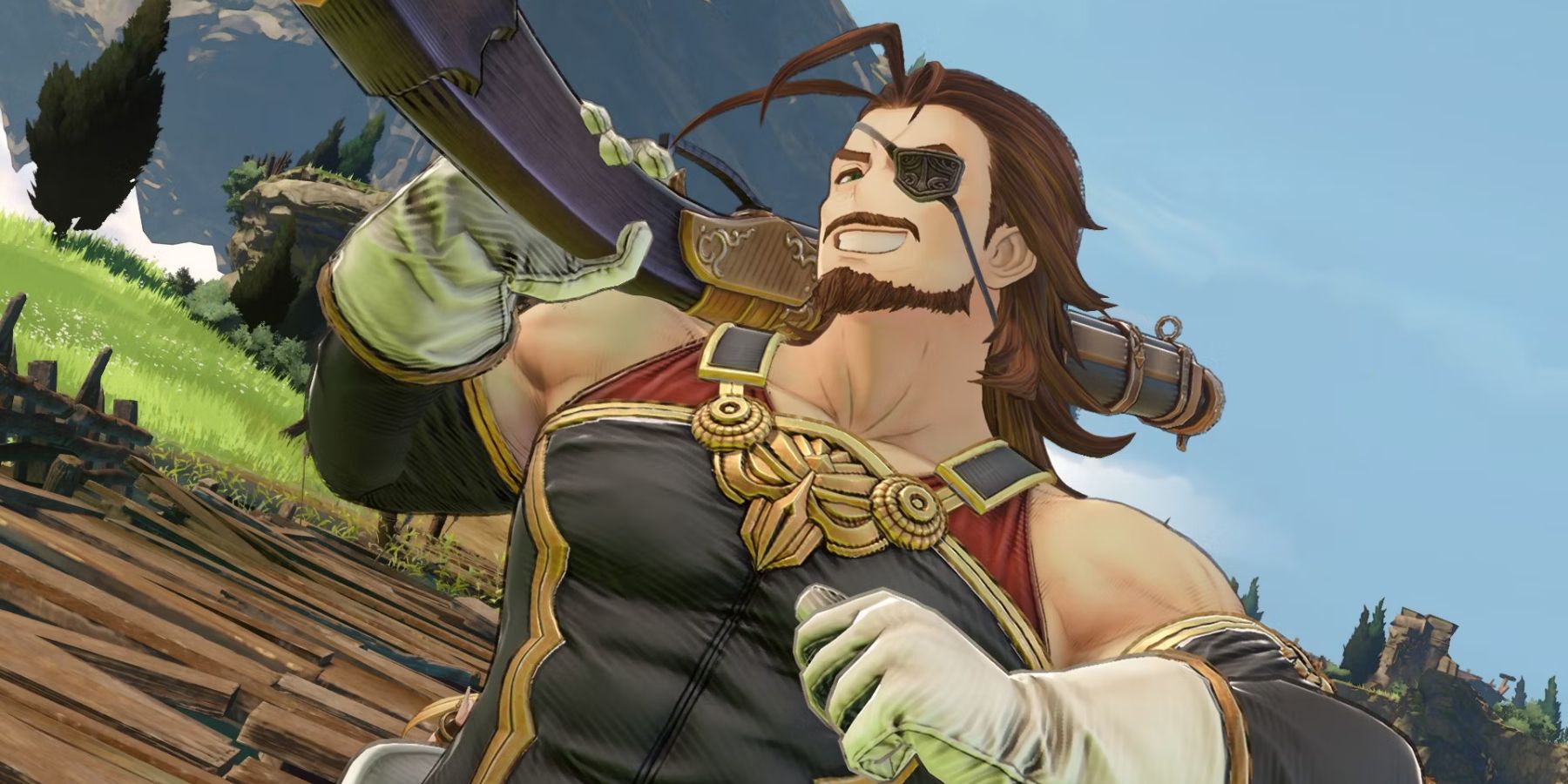 Granblue Fantasy Relink Eugen's victory pose