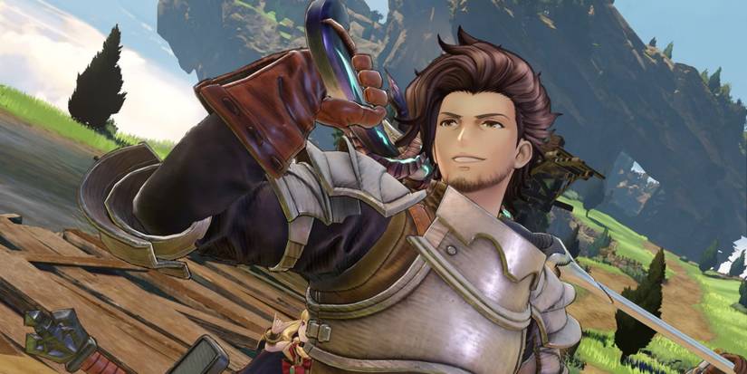 Granblue Fantasy Relink Rackam victory pose