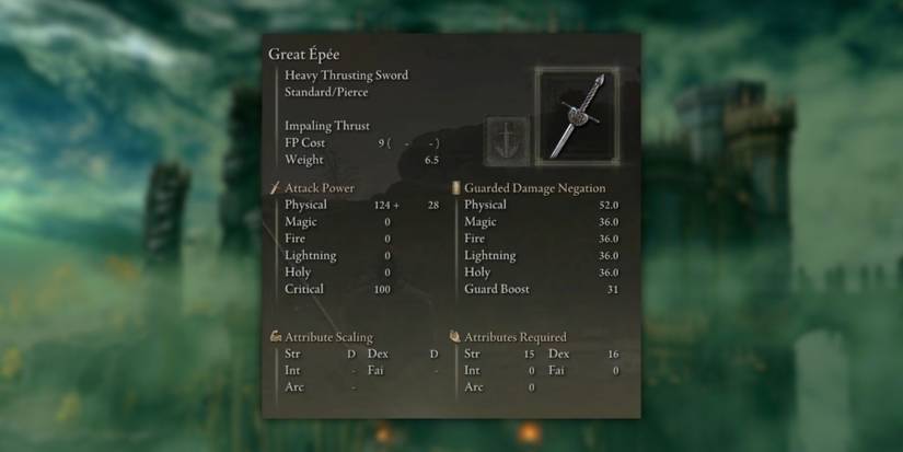 Great Epee in Elden Ring