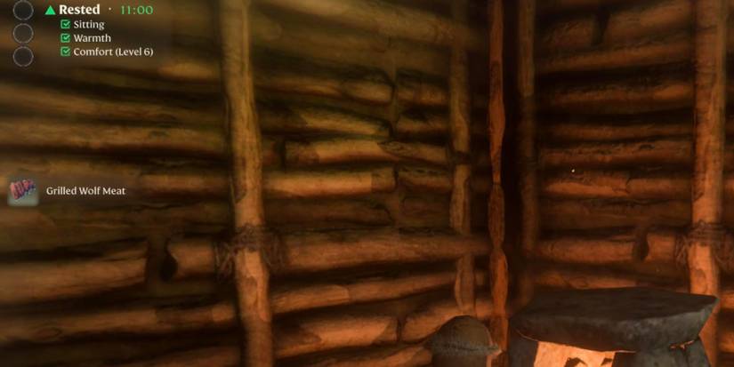 grilled wolf meat enshrouded