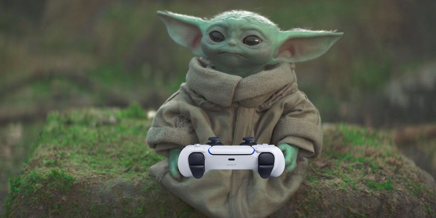 Grogu Baby Yoda PS5 Controller