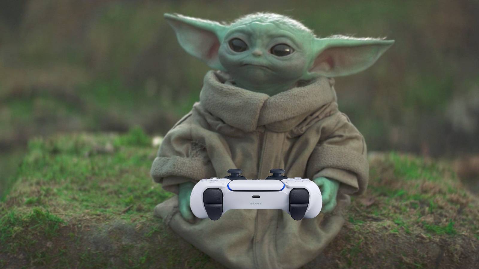 Grogu Baby Yoda PS5 Controller