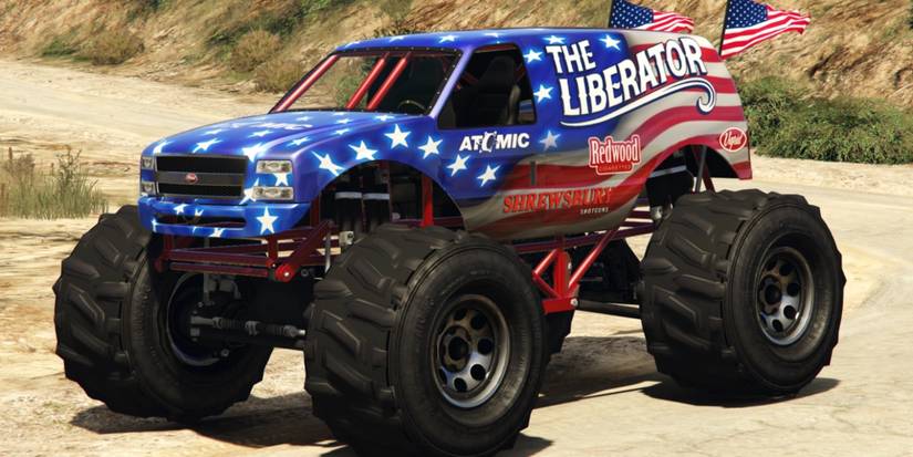 GTA 5 Vapid Liberator parked offroad