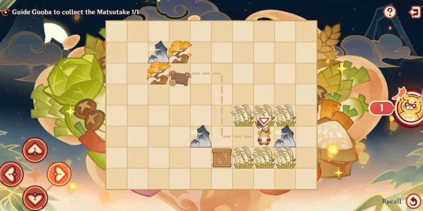 guoba collect matsutake paper shadow foraging genshin impact