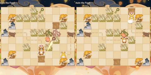 guoba yuegui fowl paper shadow foraging genshin impact