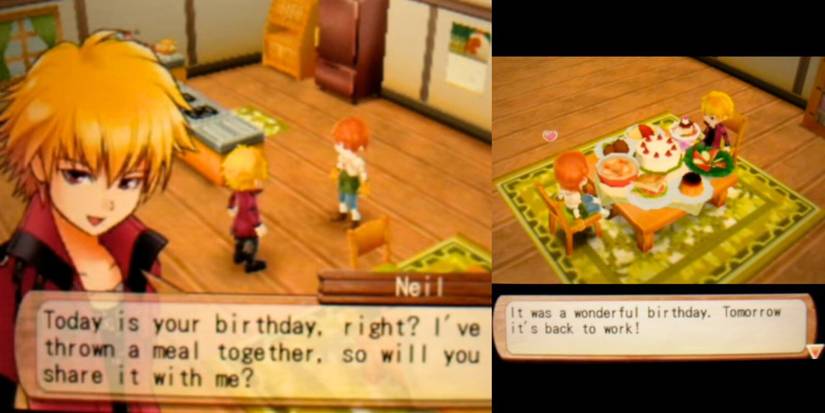 Harvest Moon A New Beginning Birthday Greeting Cutscene