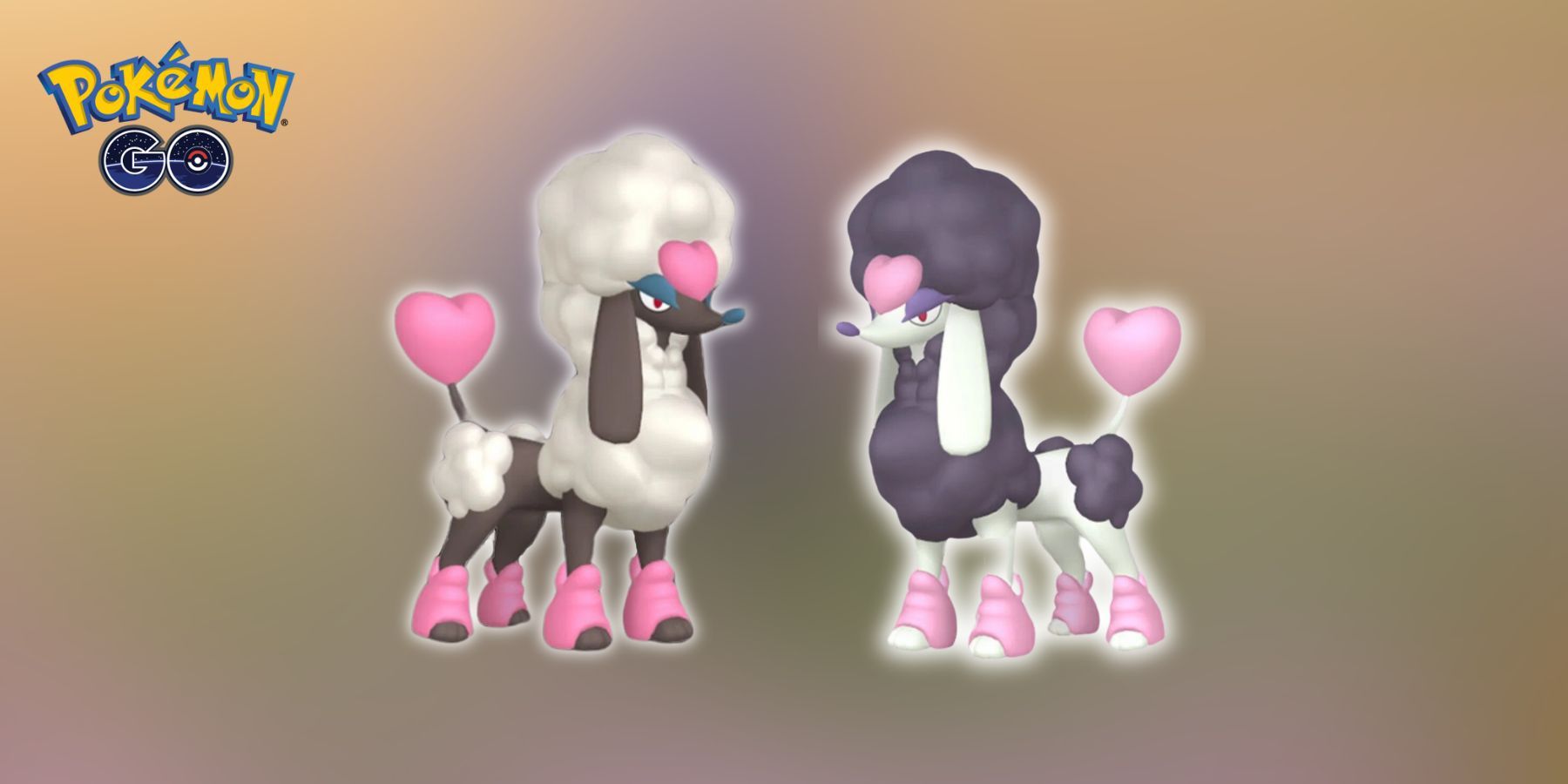 Heart Furfrou and Shiny Heart Furfrou in Pokemon GO