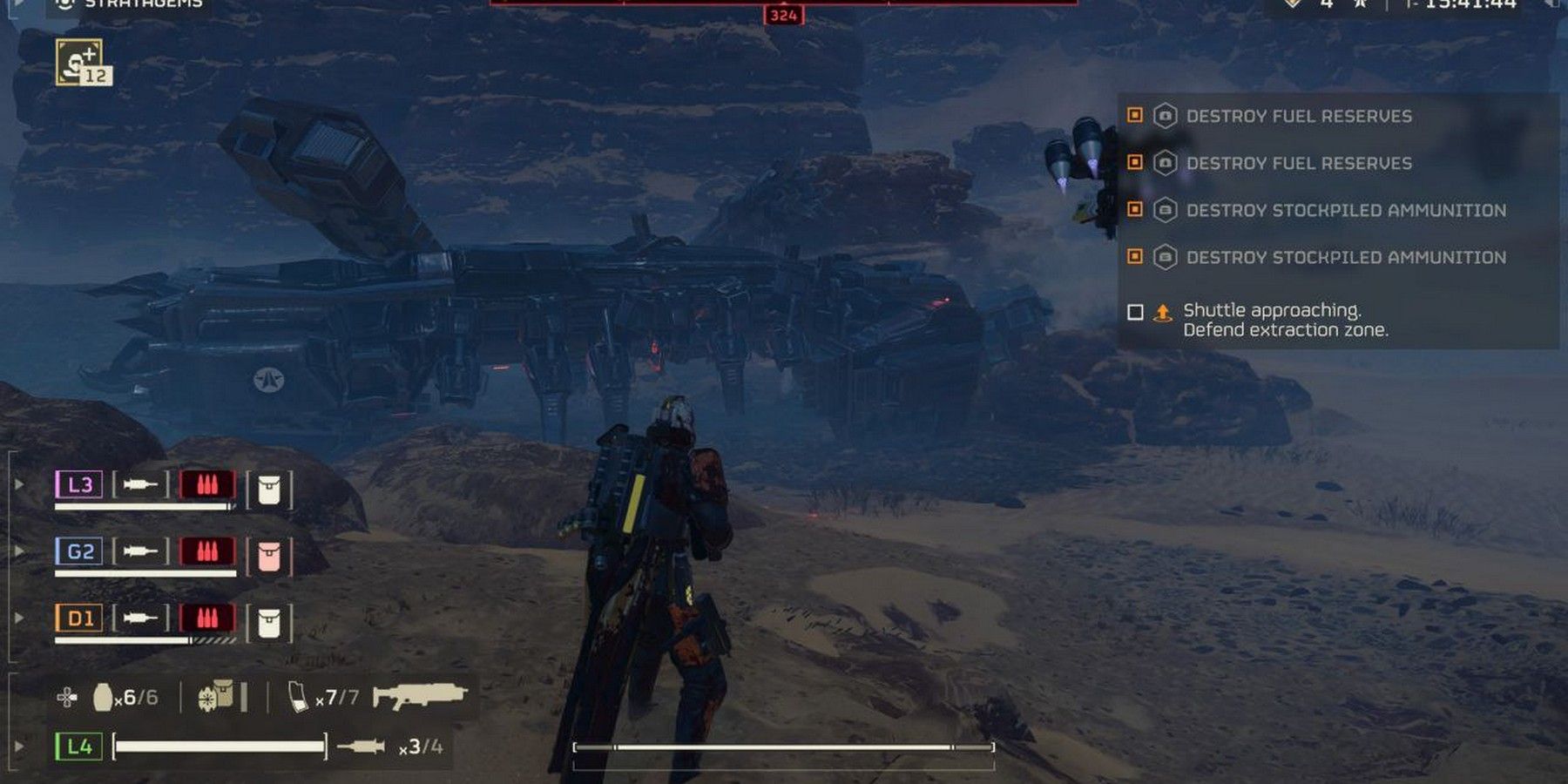 Helldivers 2 Automaton Ships