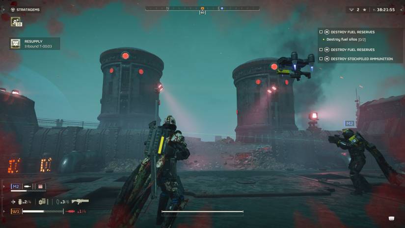 helldivers 2 fuel reserves stockpiled ammunition