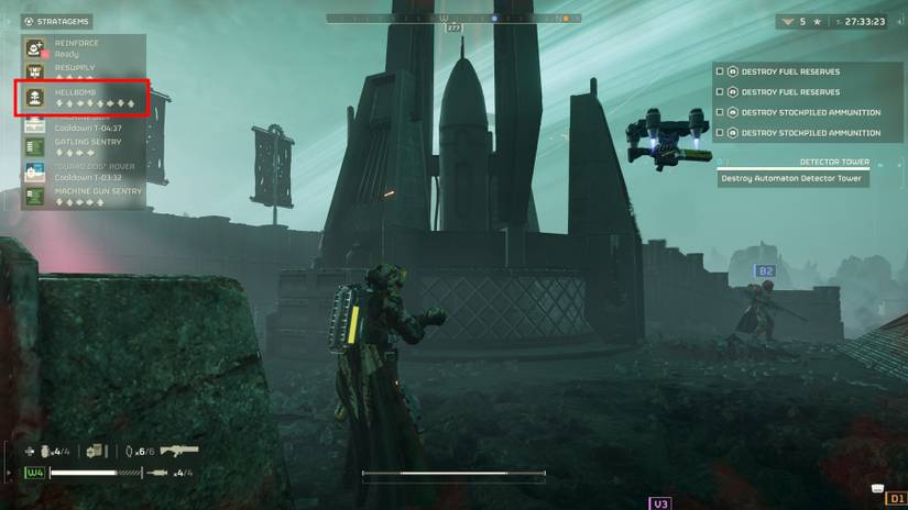 Helldivers 2: How to Destroy Fuel Silos & Stockpiled Ammunition