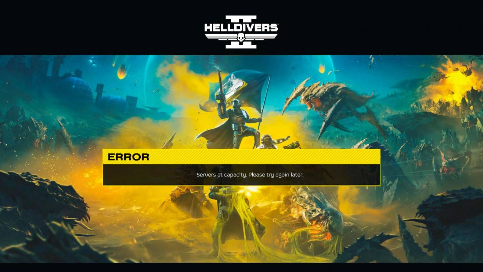 helldivers 2 server capacity error