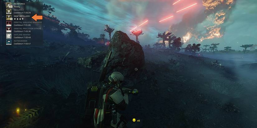 Helldivers 2 SEAF Artillery Strike