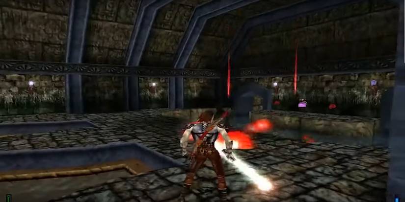 A fight in Heretic 2