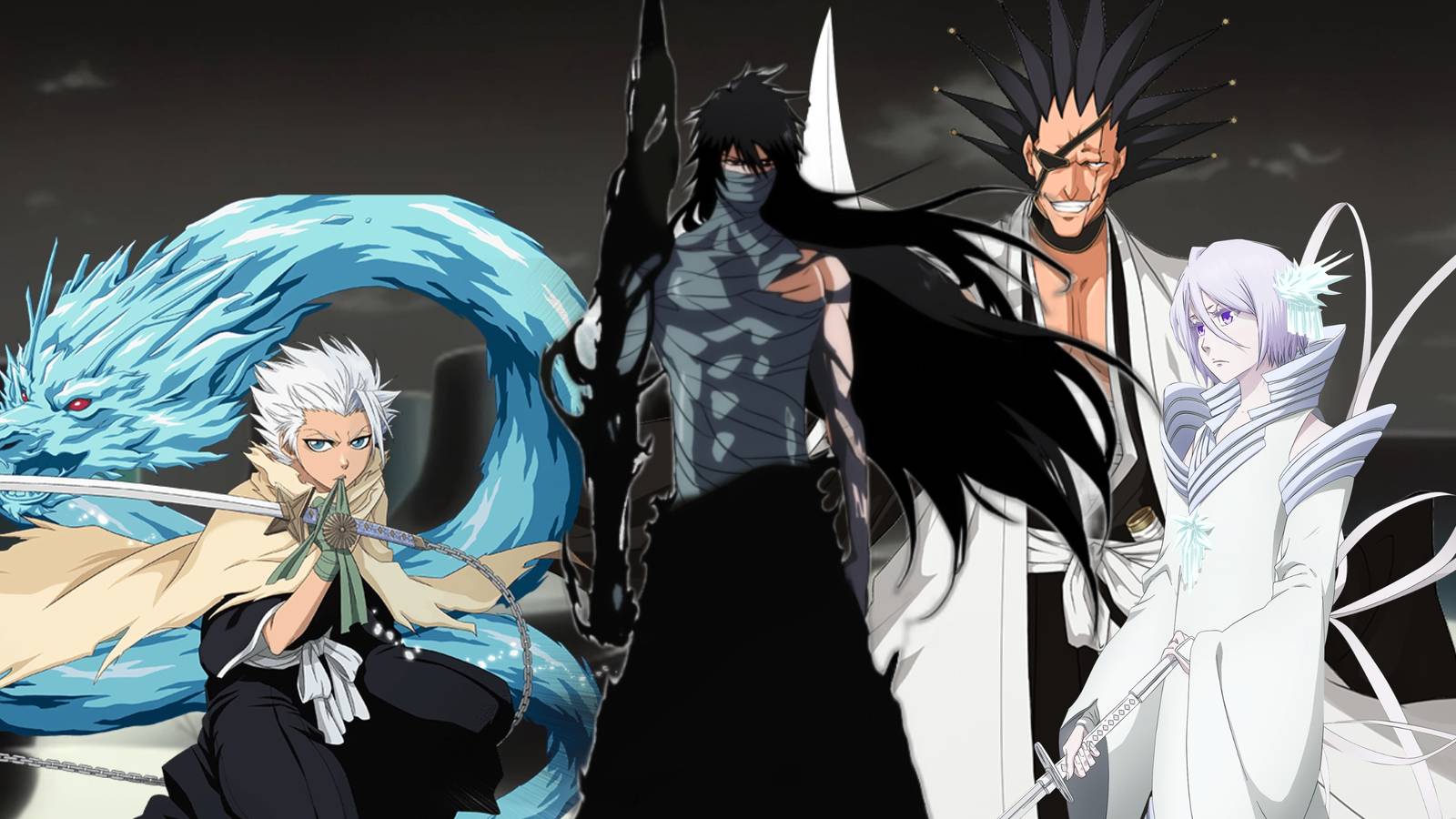 Hitsugaya Ichigo Rukia Kenpachi Zaraki Best Finishing Moves Bleach - Featured
