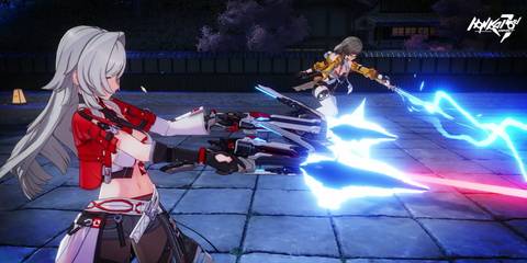 A screenshot from Honkai Impact 3rd showing new character Erdos in combat.