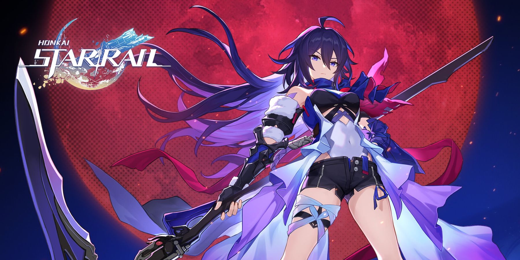 A key visual for Honkai: Star Rail showing five-star character Seele