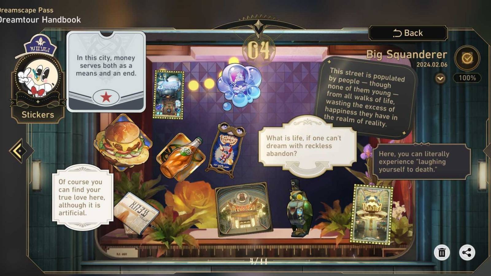Honkai_ Star Rail – Big Squanderer Dreamscape Pass Sticker Locations (Chapter 4)