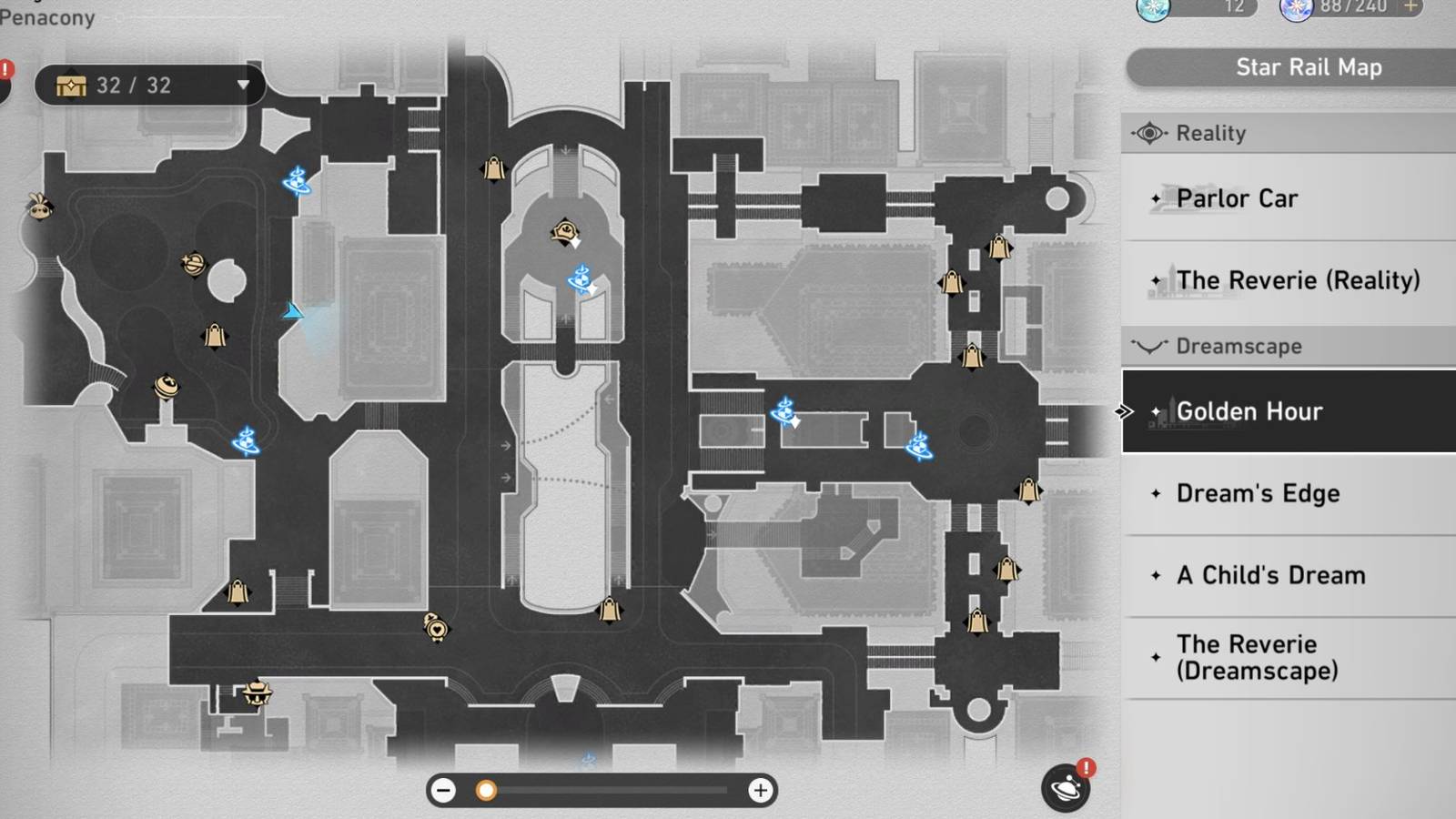 Honkai_ Star Rail – Golden Hour Chest And Lordly Trashcan Locations ALL