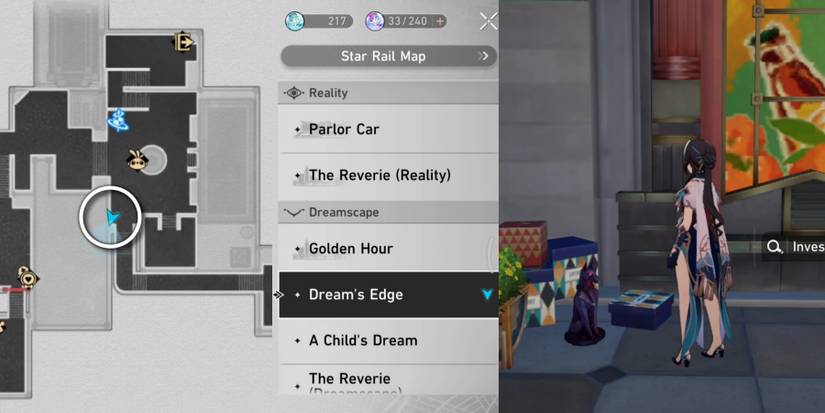 hound statue in dream's edge in honkai star rail