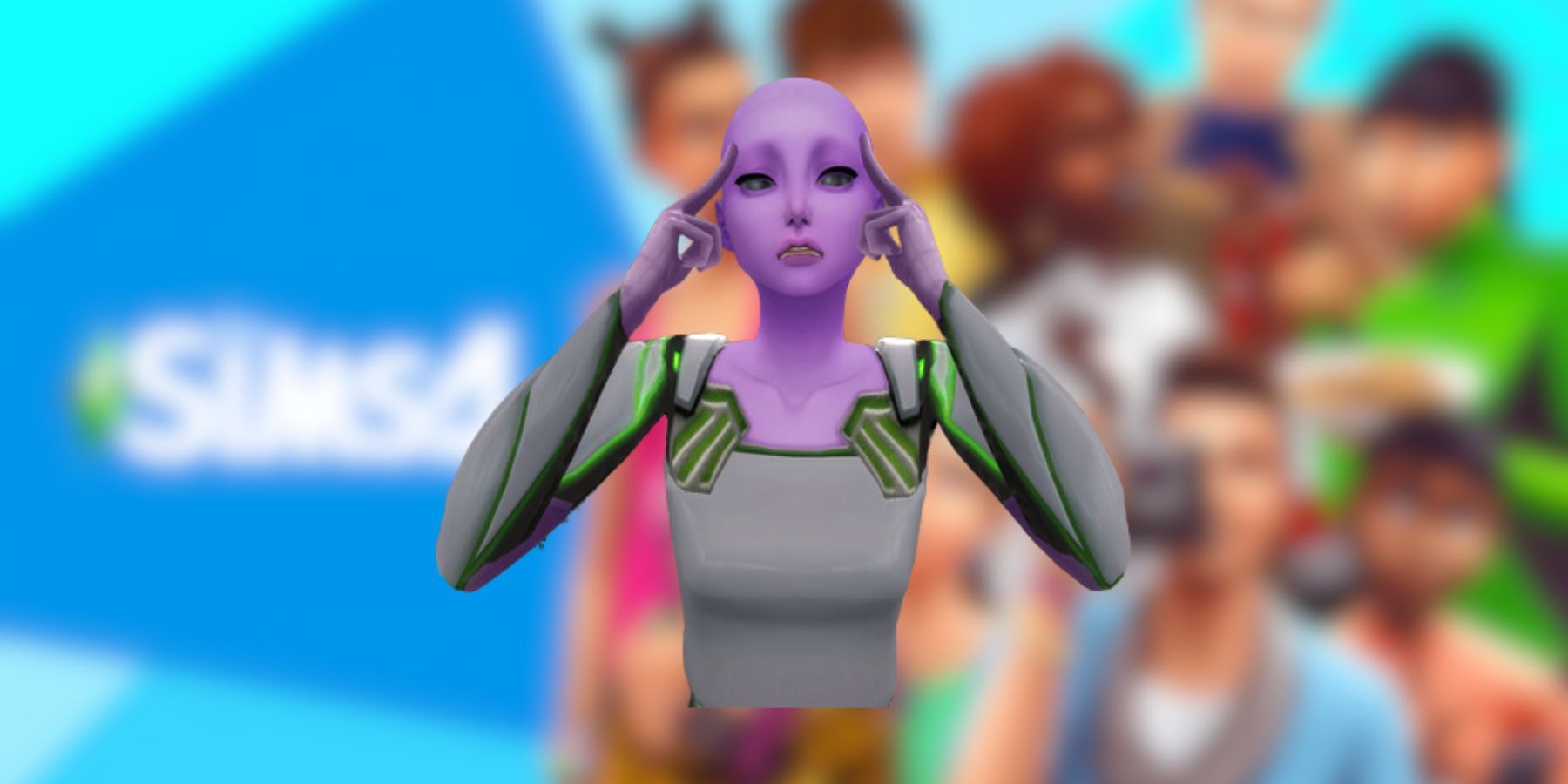Sims 4 Alien using Psychic Powers
