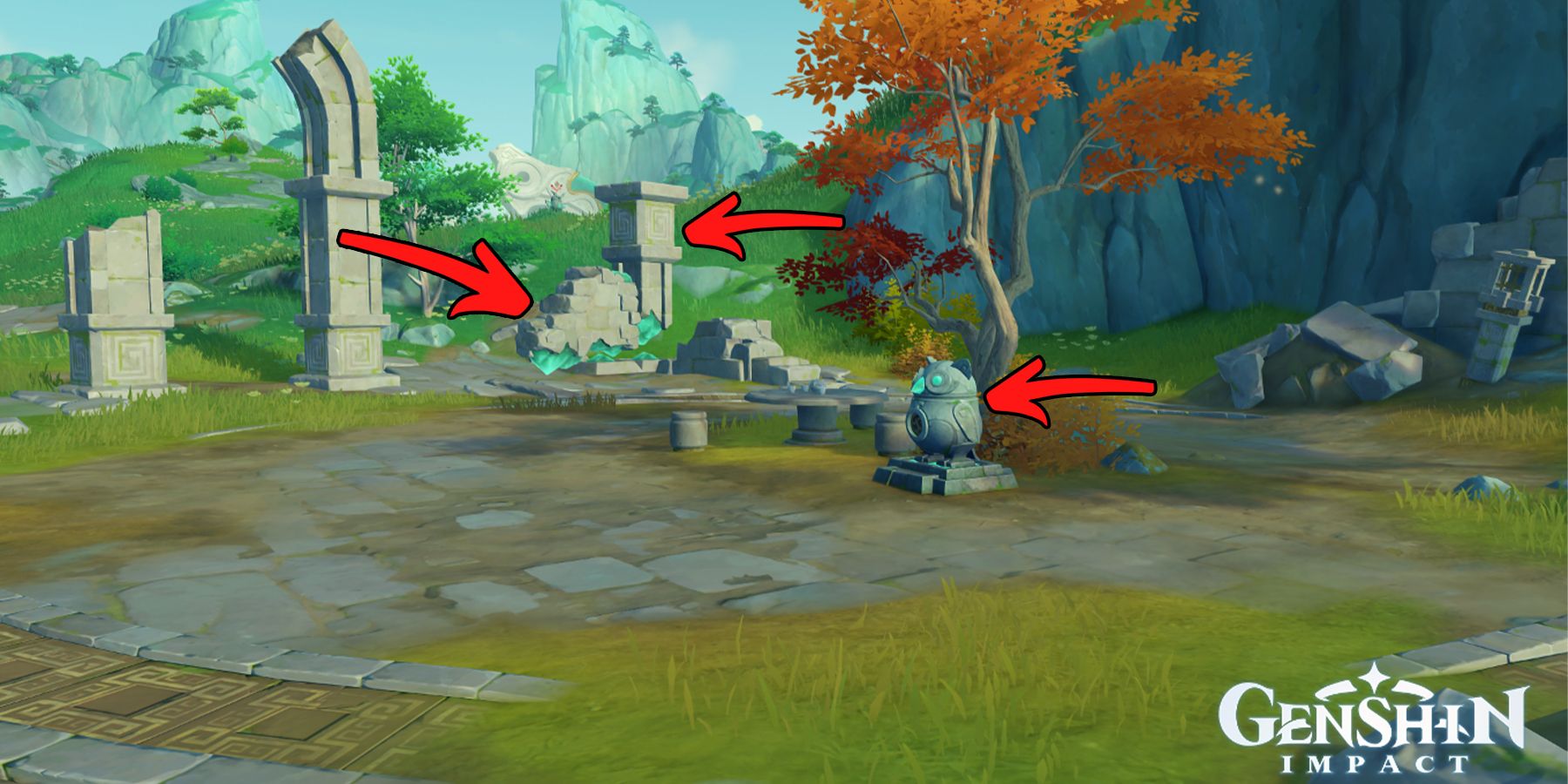 Genshin Impact Geh Zur Ruine Und Suche Nach Fragmenten Good As New: Ruins Puzzle Locations & How To Solve Them - Genshin