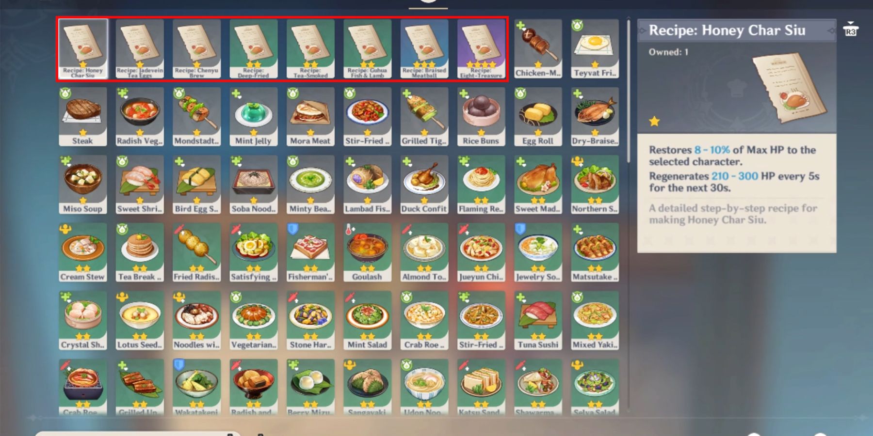 Genshin Impact: All New Recipe Locations (Version 4.4)