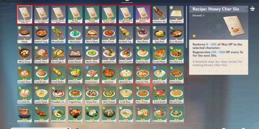 how to get new recipes in genshin impact 4.4