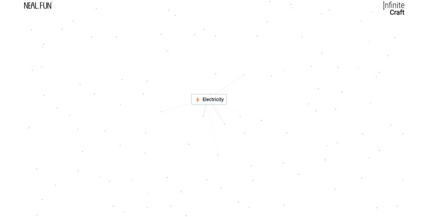 Electricity in Infinite Craft