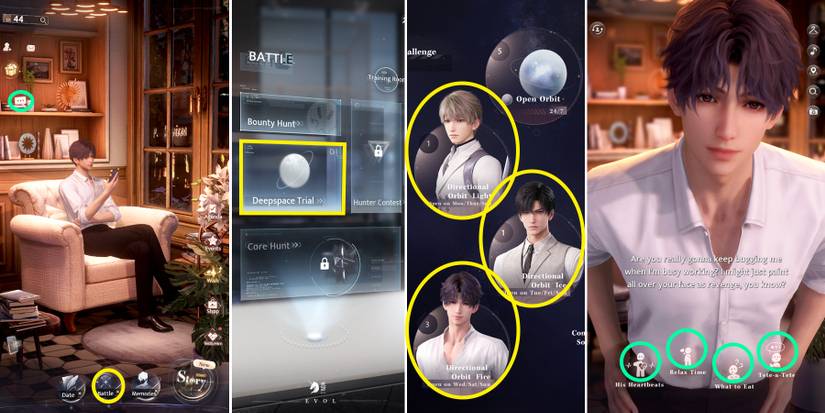 how to raise character affinity level in love and deepspace