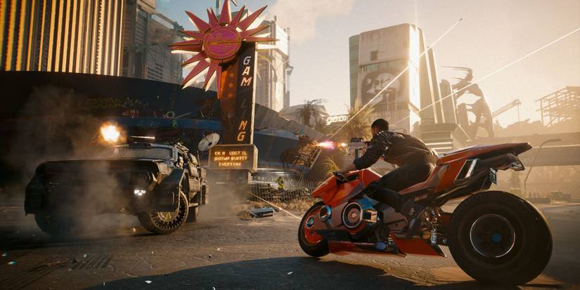 Vehicle Combat in Cyberpunk 2077