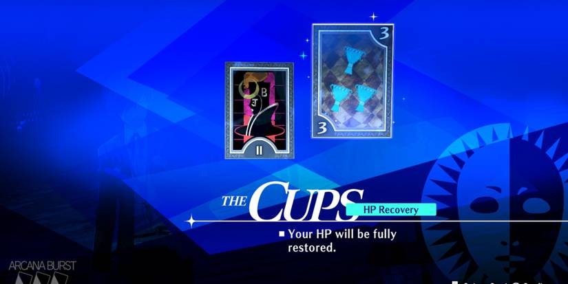 HP Recovery Shuffle Time Card in Persona 3 Reload