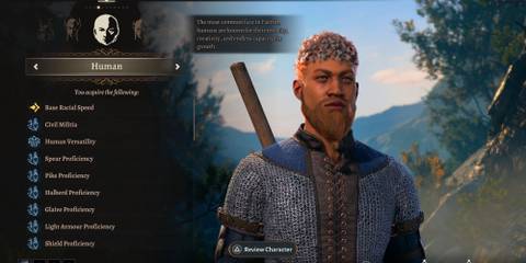 A Human in Baldur's Gate 3